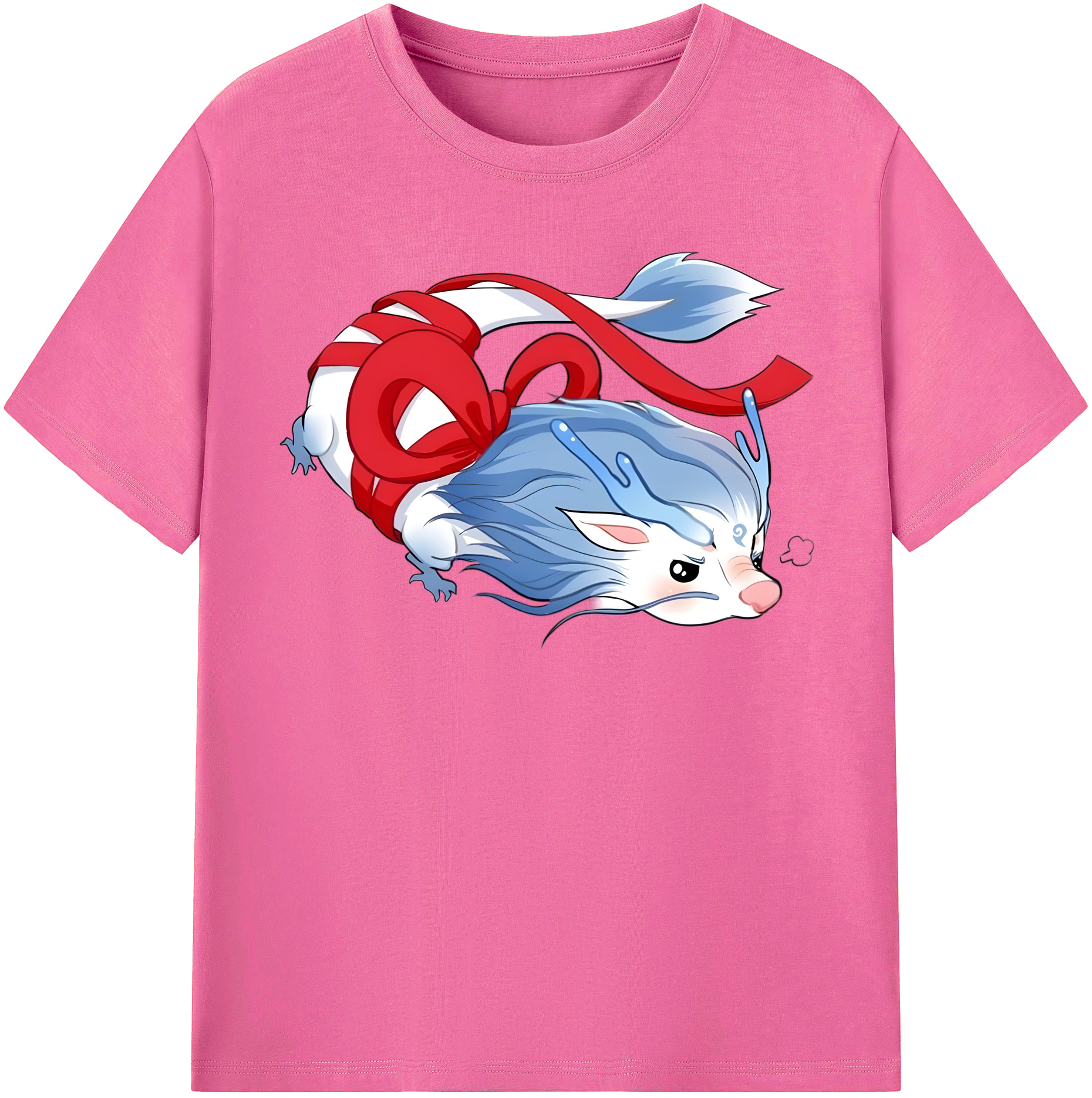 （画像用） Ne Zha 2 ナタ 魔童の大暴れ レディースカジュアルプリントTシャツ（綿100％）